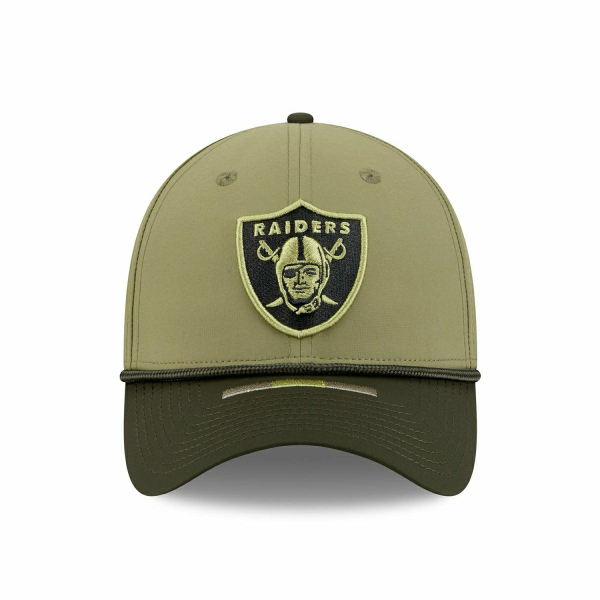 Las Vegas Raiders 2025 NFL Salute to Service 39THIRTY Flex Cap Olive - Taass sale