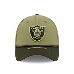 Las Vegas Raiders 2025 NFL Salute to Service 39THIRTY Flex Cap Olive - Taass sale