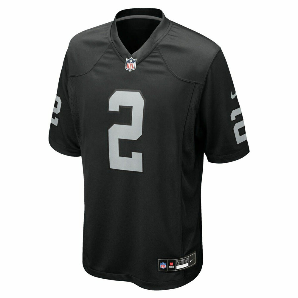 Ashton Jeanty #2 Las Vegas Raiders Nike Game NFL Jersey Black - Taass outlet