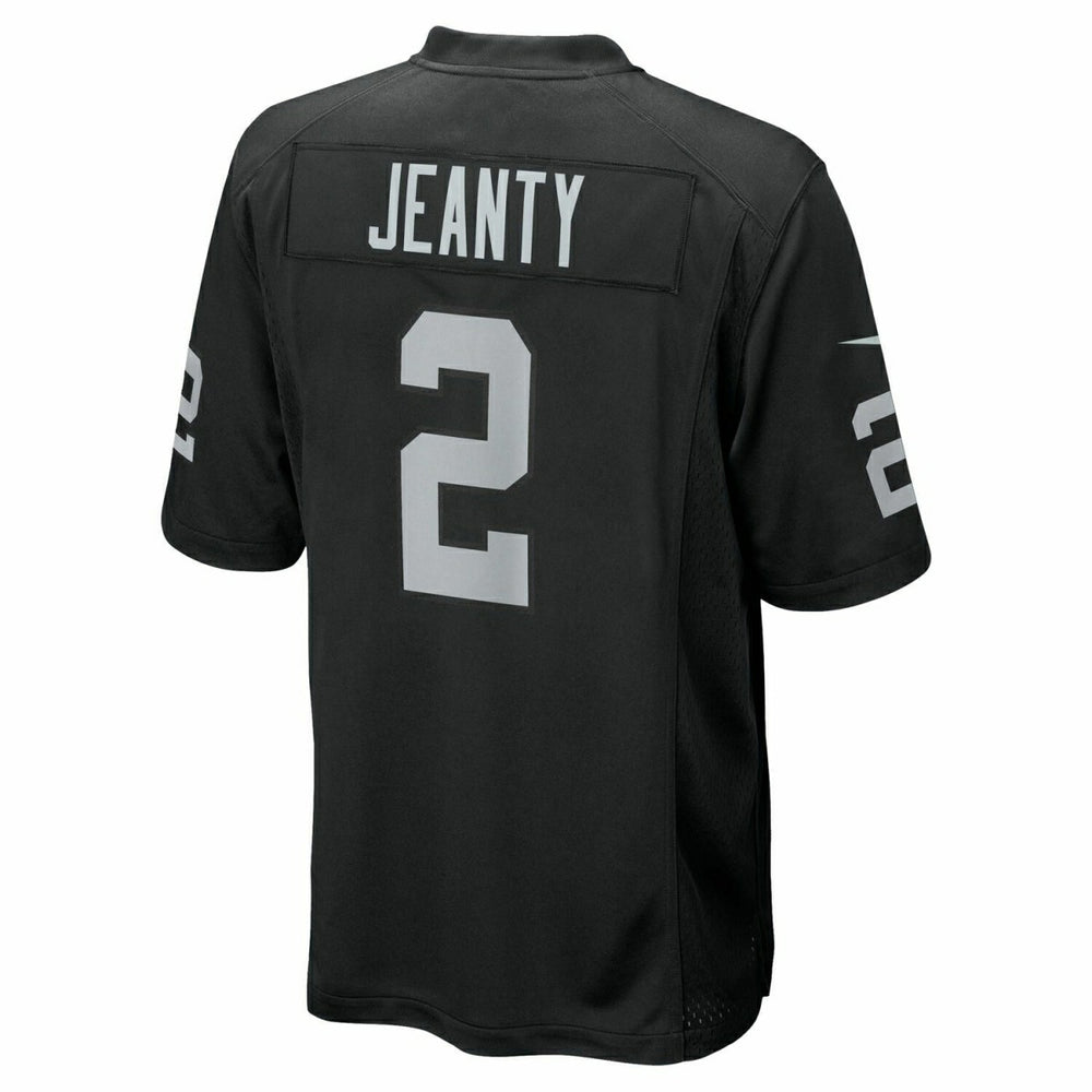 Ashton Jeanty #2 Las Vegas Raiders Nike Game NFL Jersey Black - Taass outlet
