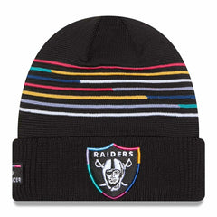 Las Vegas Raiders 2025 NFL Crucial Catch New Era Knit Hat - Taass discount