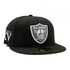 Las Vegas Raiders Super Bowl XV New Era 59FIFTY Fitted NFL Cap Black - Taass outlet