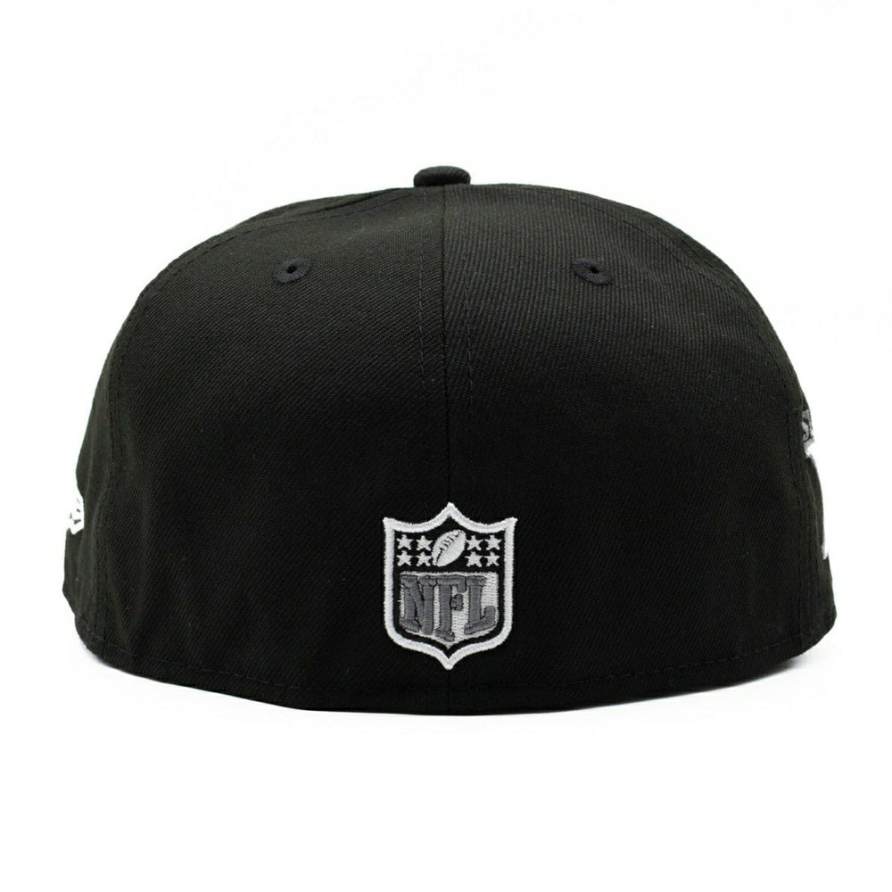 Las Vegas Raiders Super Bowl XV New Era 59FIFTY Fitted NFL Cap Black - Taass outlet
