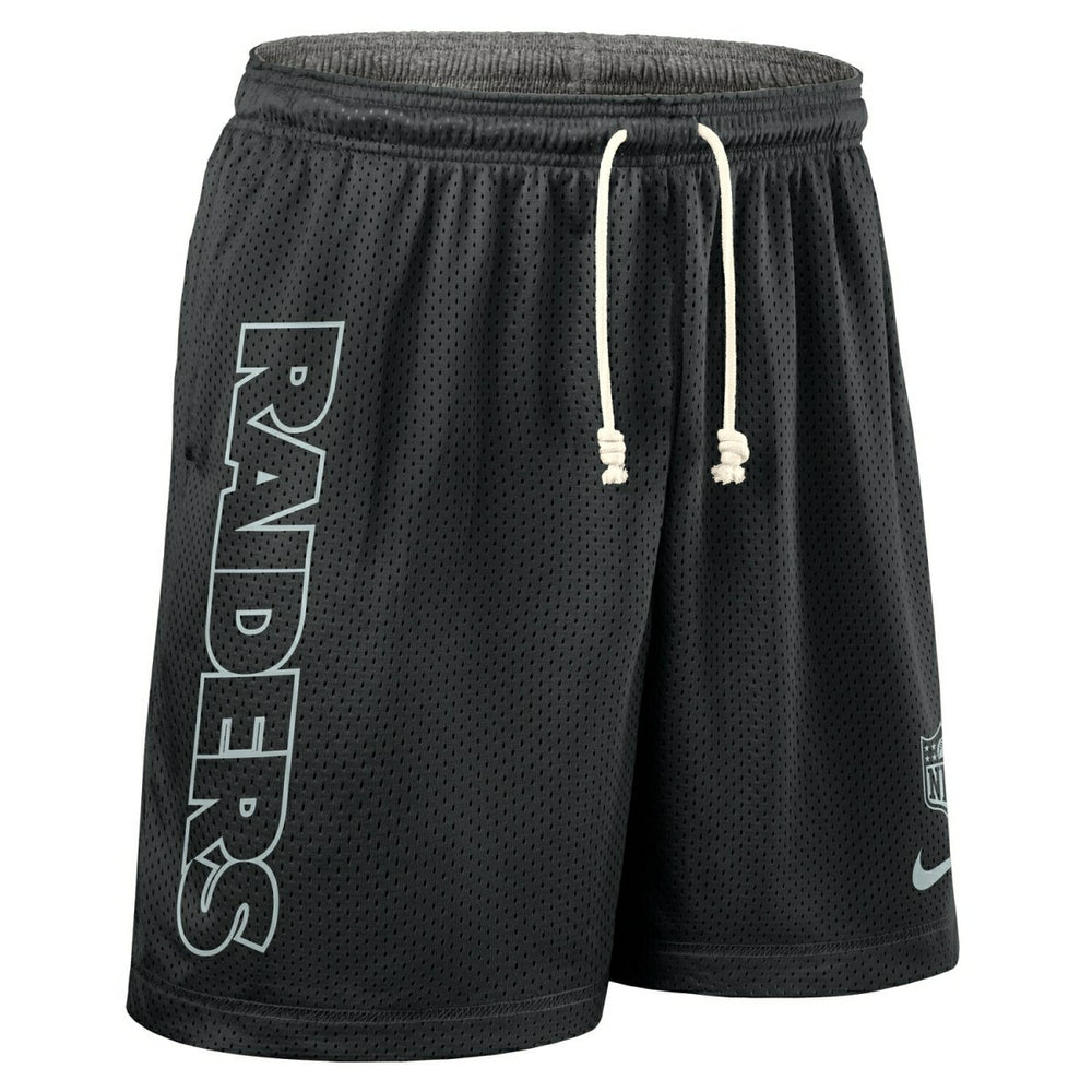 Las Vegas Raiders 2025 NFL Sideline Reversible Mesh Nike Dri-FIT Shorts Black - Taass US