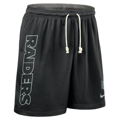 Las Vegas Raiders 2025 NFL Sideline Reversible Mesh Nike Dri-FIT Shorts Black - Taass US