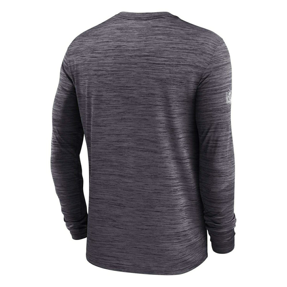 Las Vegas Raiders 2025 NFL Sideline Nike Velocity Performance Long Sleeve T-Shirt Gray - Taass on sale