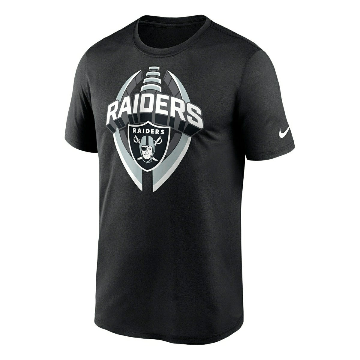 Las Vegas Raiders 2025 Icon Nike Legend NFL T-Shirt Black - Taass for sale