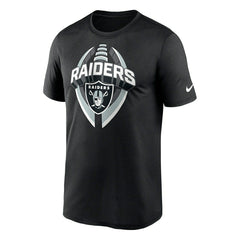 Las Vegas Raiders 2025 Icon Nike Legend NFL T-Shirt Black - Taass for sale