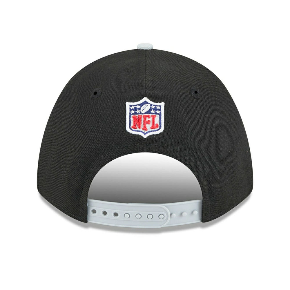 Las Vegas Raiders 2025 NFL Draft 9FORTY M-Crown A-Frame Snapback Cap Black - Taass on sale