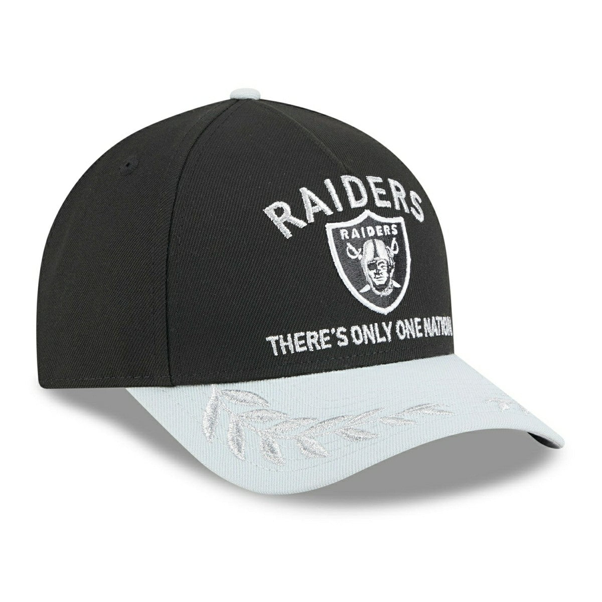 Las Vegas Raiders 2025 NFL Draft 9FORTY M-Crown A-Frame Snapback Cap Black - Taass on sale