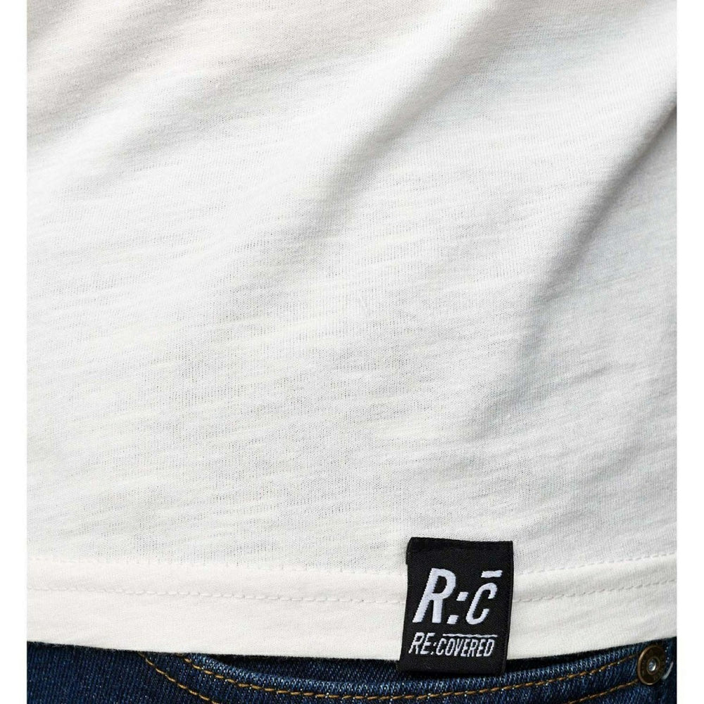 Las Vegas Raiders Recovered Ecru Slub NFL T-Shirt Cream - Taass discount