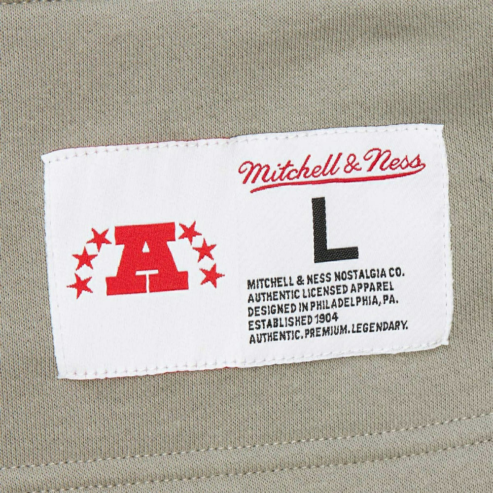 Las Vegas Raiders Mitchell & Ness Heritage NFL Lace-Up Jersey Crew - Taass sale