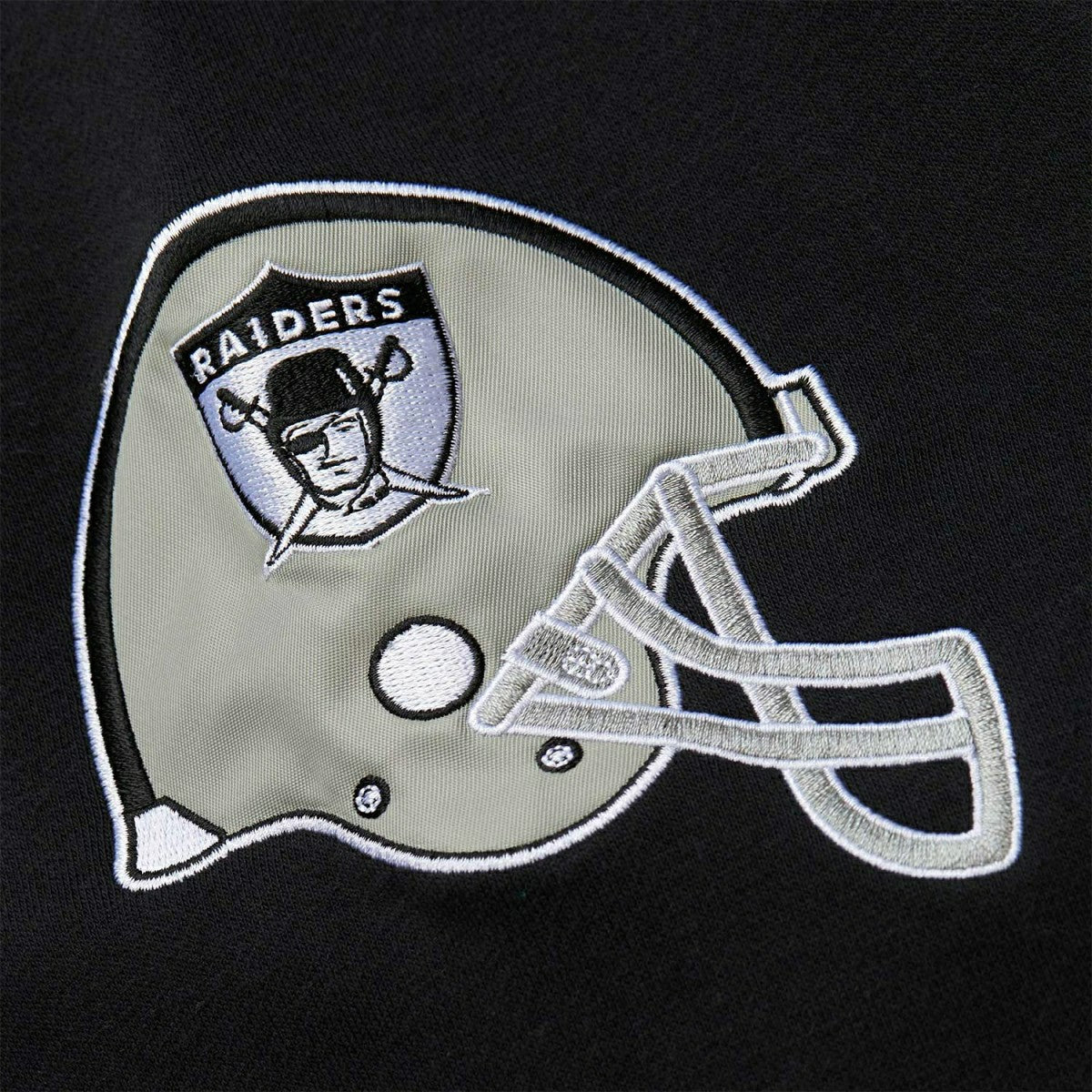 Las Vegas Raiders Mitchell & Ness Heritage NFL Lace-Up Jersey Crew - Taass sale