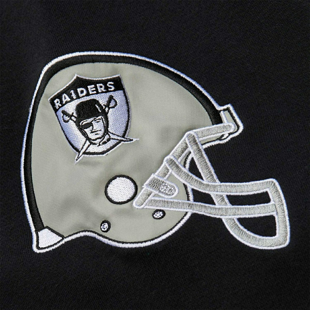 Las Vegas Raiders Mitchell & Ness Heritage NFL Lace-Up Jersey Crew - Taass sale