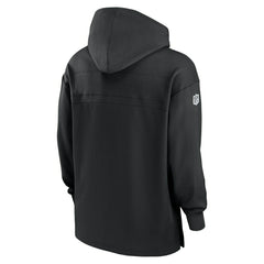 Las Vegas Raiders 2024 NFL On-Field Sideline Nike Jersey Hoodie Black - Taass discount
