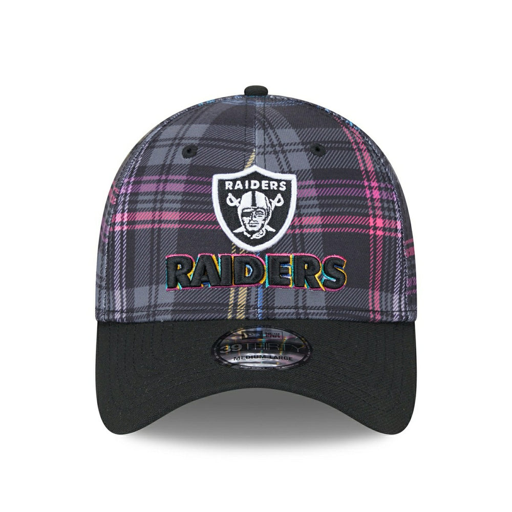 Las Vegas Raiders 2024 NFL Crucial Catch New Era 39THIRTY Flex Cap - Taass on sale