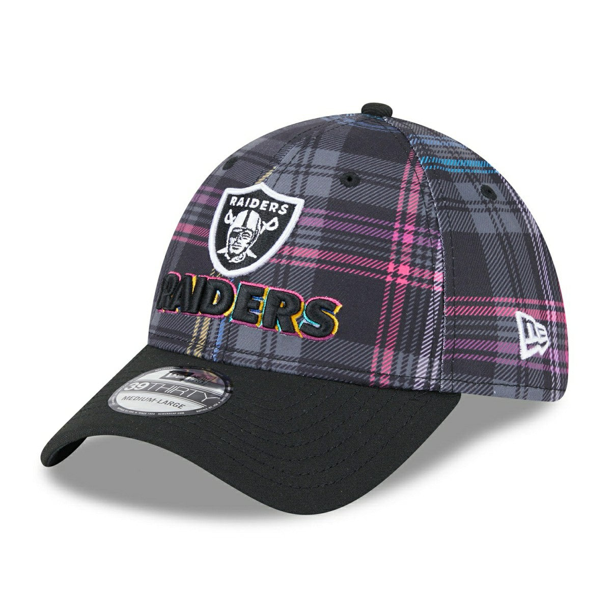 Las Vegas Raiders 2024 NFL Crucial Catch New Era 39THIRTY Flex Cap - Taass on sale