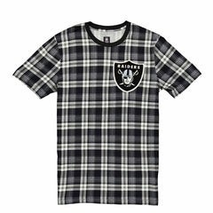Las Vegas Raiders Plaid 2024 New Era 3rd Down NFL T-Shirt Black - Taass sale