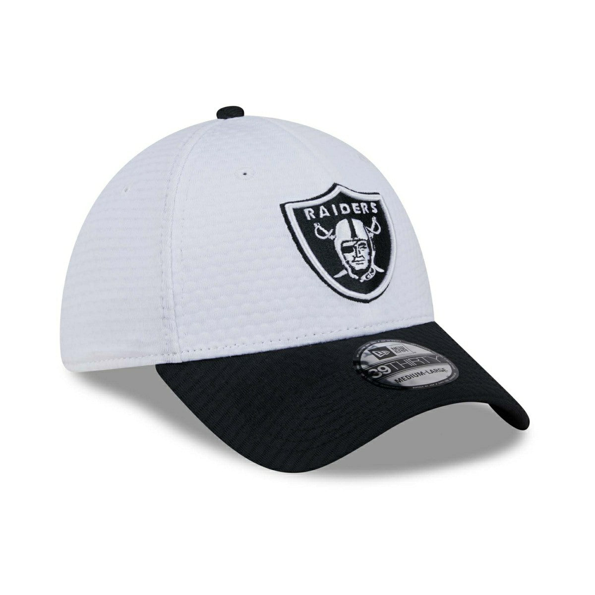 Las Vegas Raiders 2024 NFL Training Camp New Era 39THIRTY Flex Cap White - Taass US