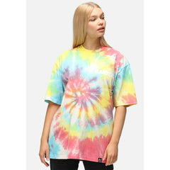 Las Vegas Raiders Rainbow Tie-Dye Recovered Relaxed NFL T-Shirt - Taass for sale
