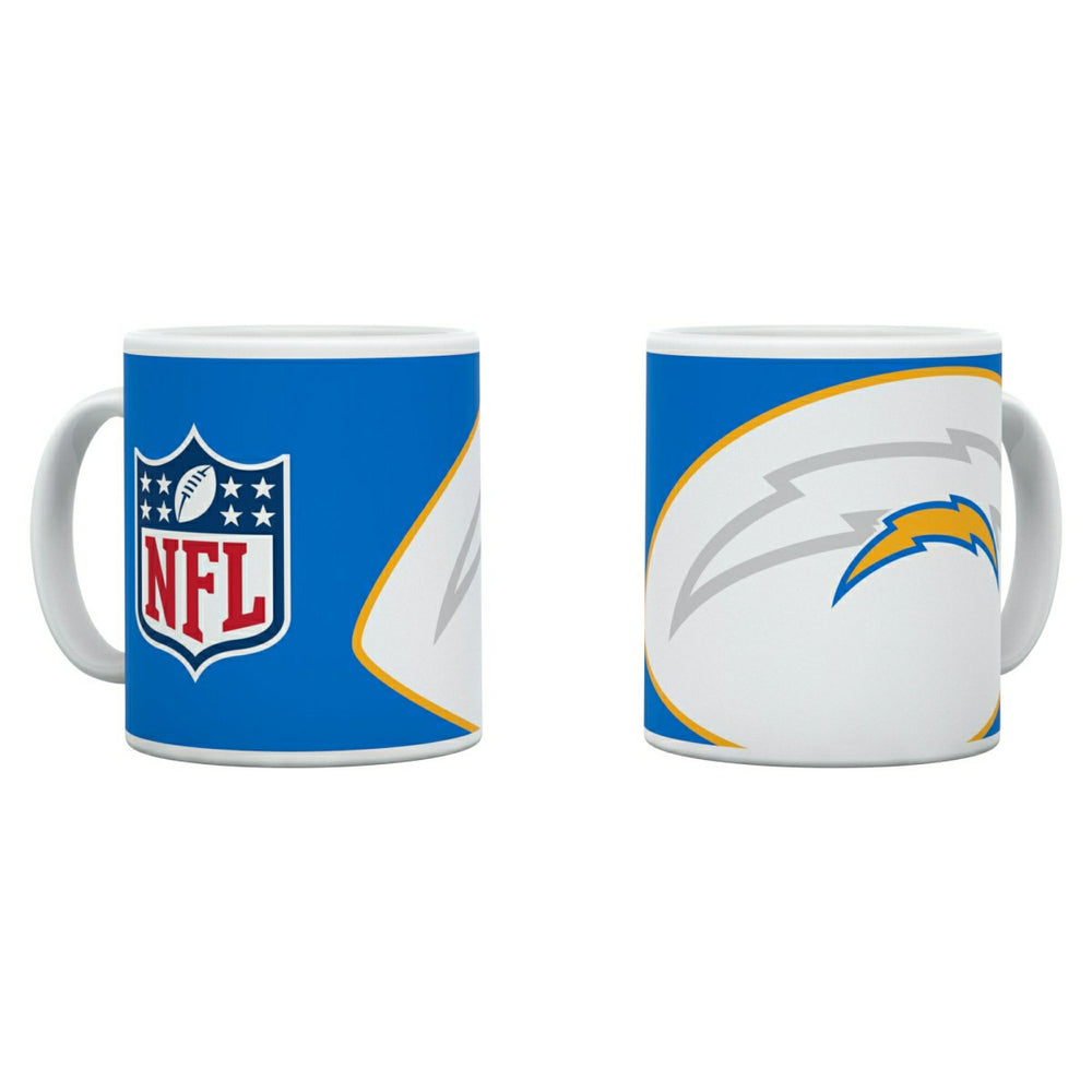 Los Angeles Chargers Shadow Logo & Shield NFL Mug (330 ml) - Taass US