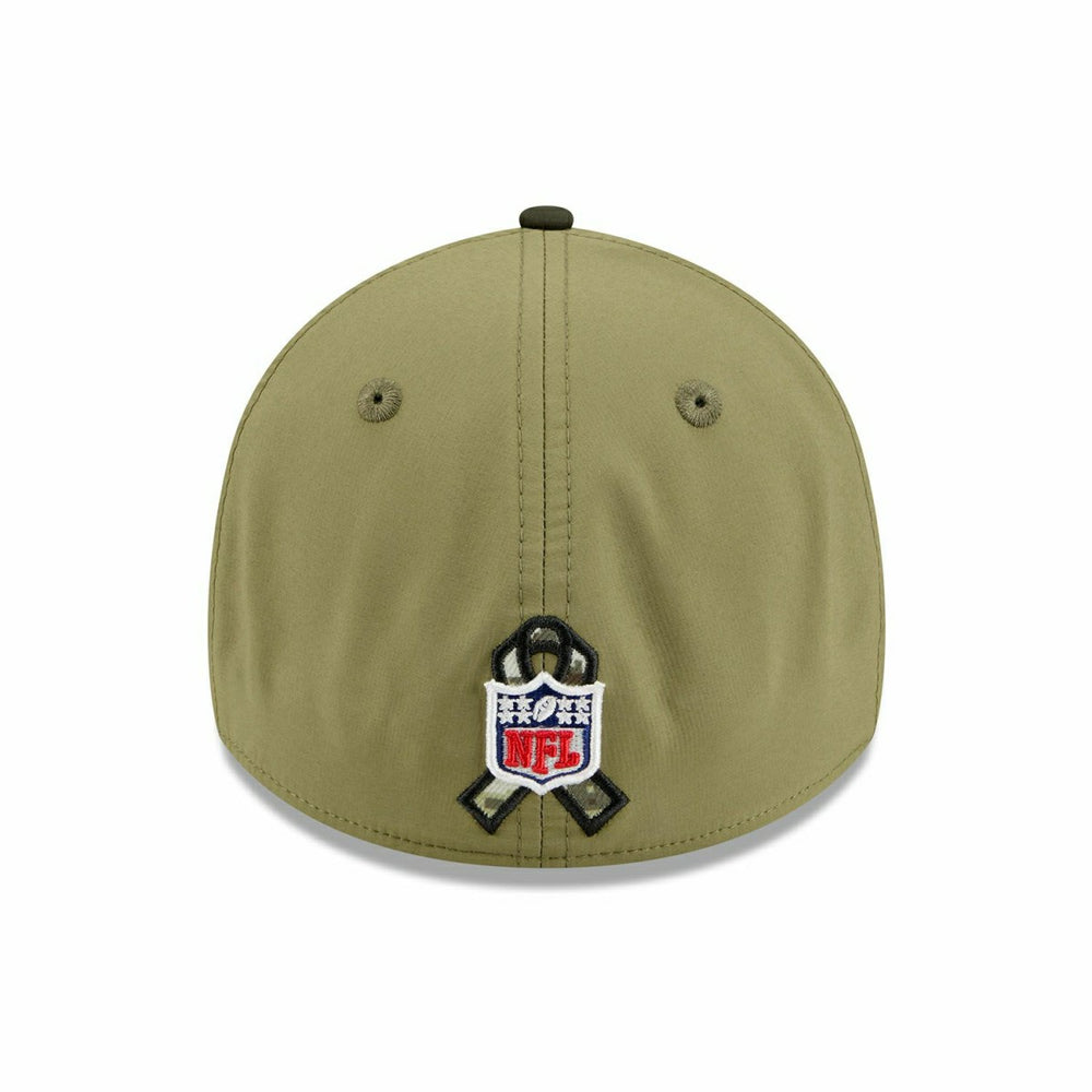 Los Angeles Chargers 2025 NFL Salute to Service 39THIRTY Flex Cap Olive - Taass US