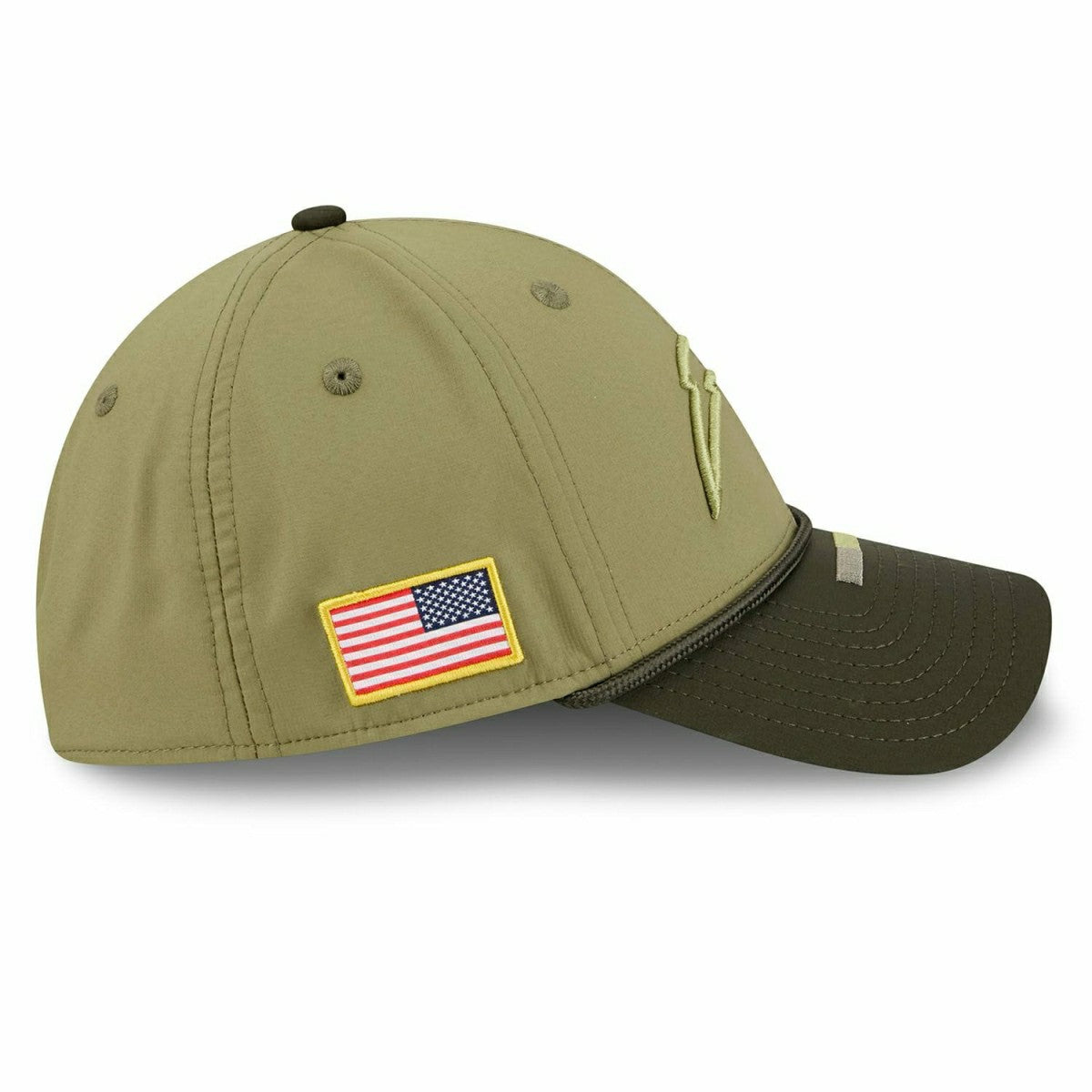 Los Angeles Chargers 2025 NFL Salute to Service 39THIRTY Flex Cap Olive - Taass US