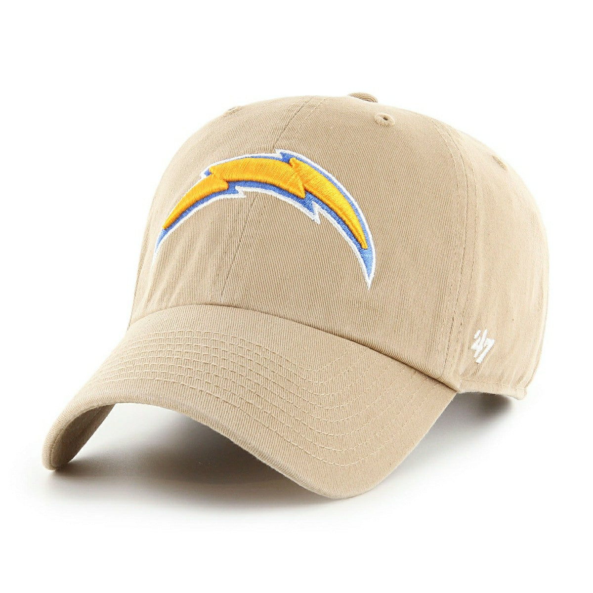 Los Angeles Chargers '47 Clean Up Adjustable NHL Cap Khaki - Taass on sale