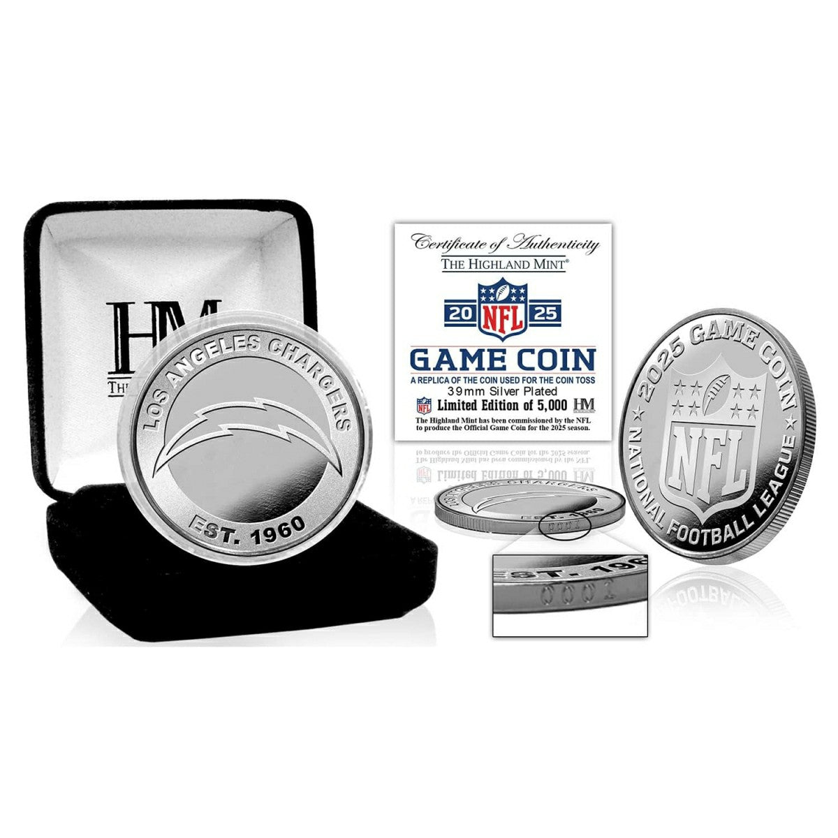 Los Angeles Chargers 2025 NFL Game Coin - Taass outlet