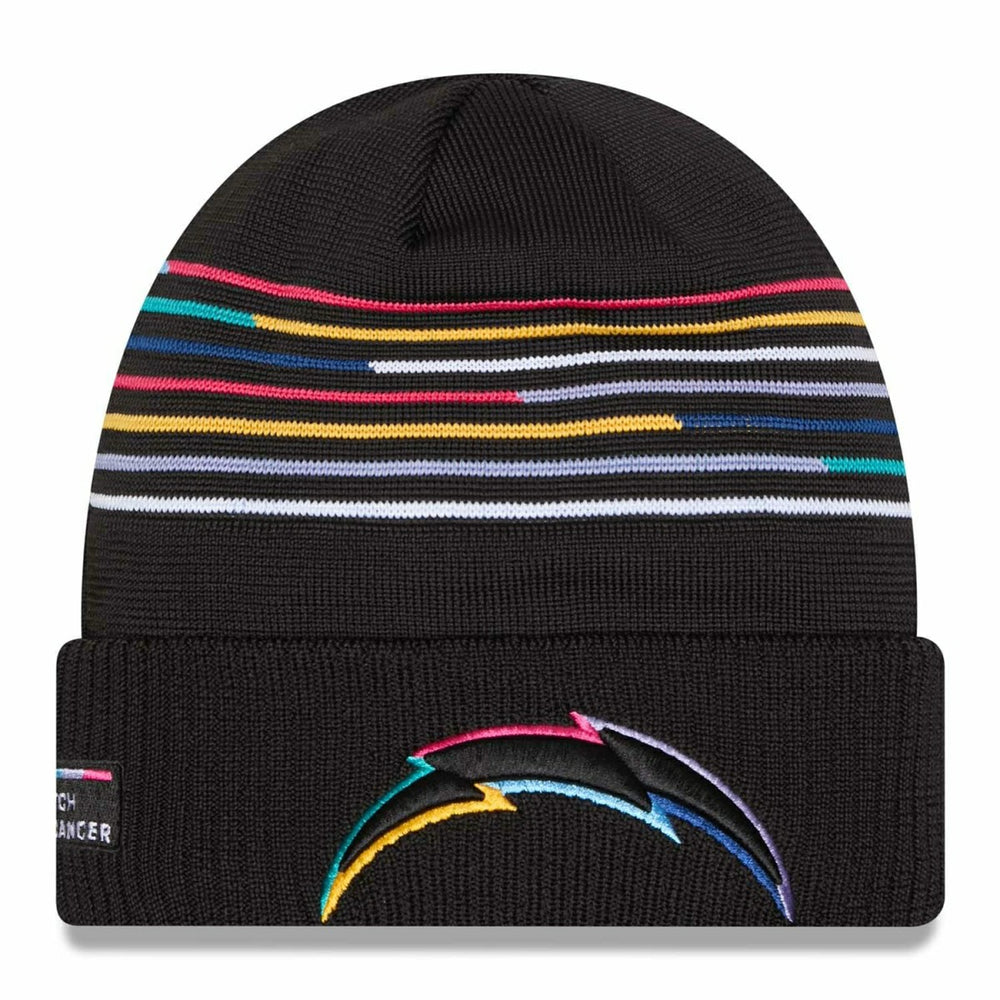 Los Angeles Chargers 2025 NFL Crucial Catch New Era Knit Hat - Taass discount