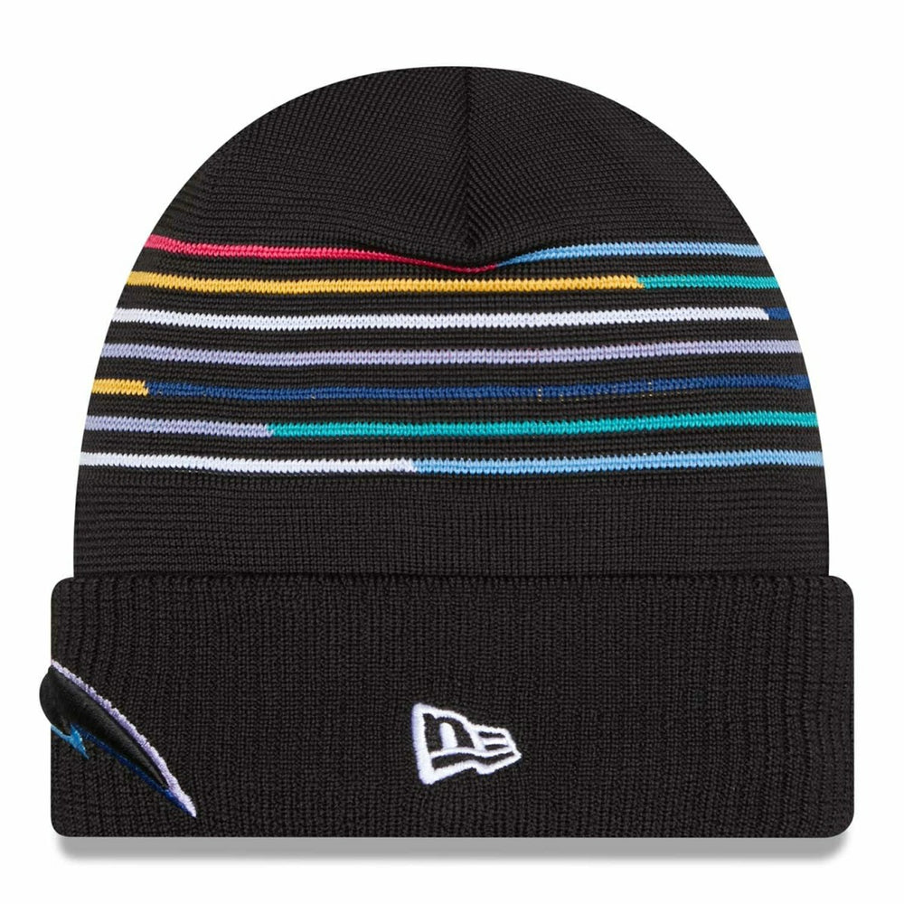 Los Angeles Chargers 2025 NFL Crucial Catch New Era Knit Hat - Taass discount