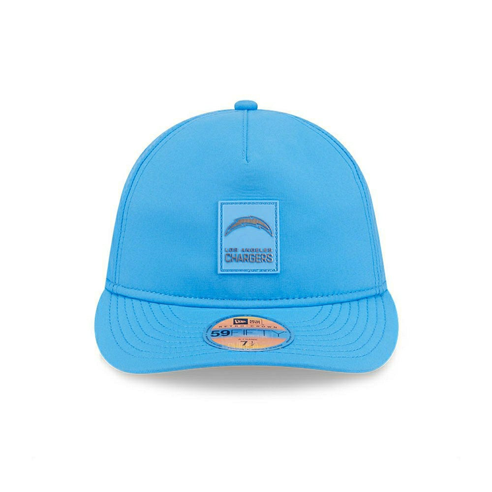 Los Angeles Chargers 2025 NFL On-Field Sideline 59FIFTY A-Frame Fitted Cap Blue - Taass sale