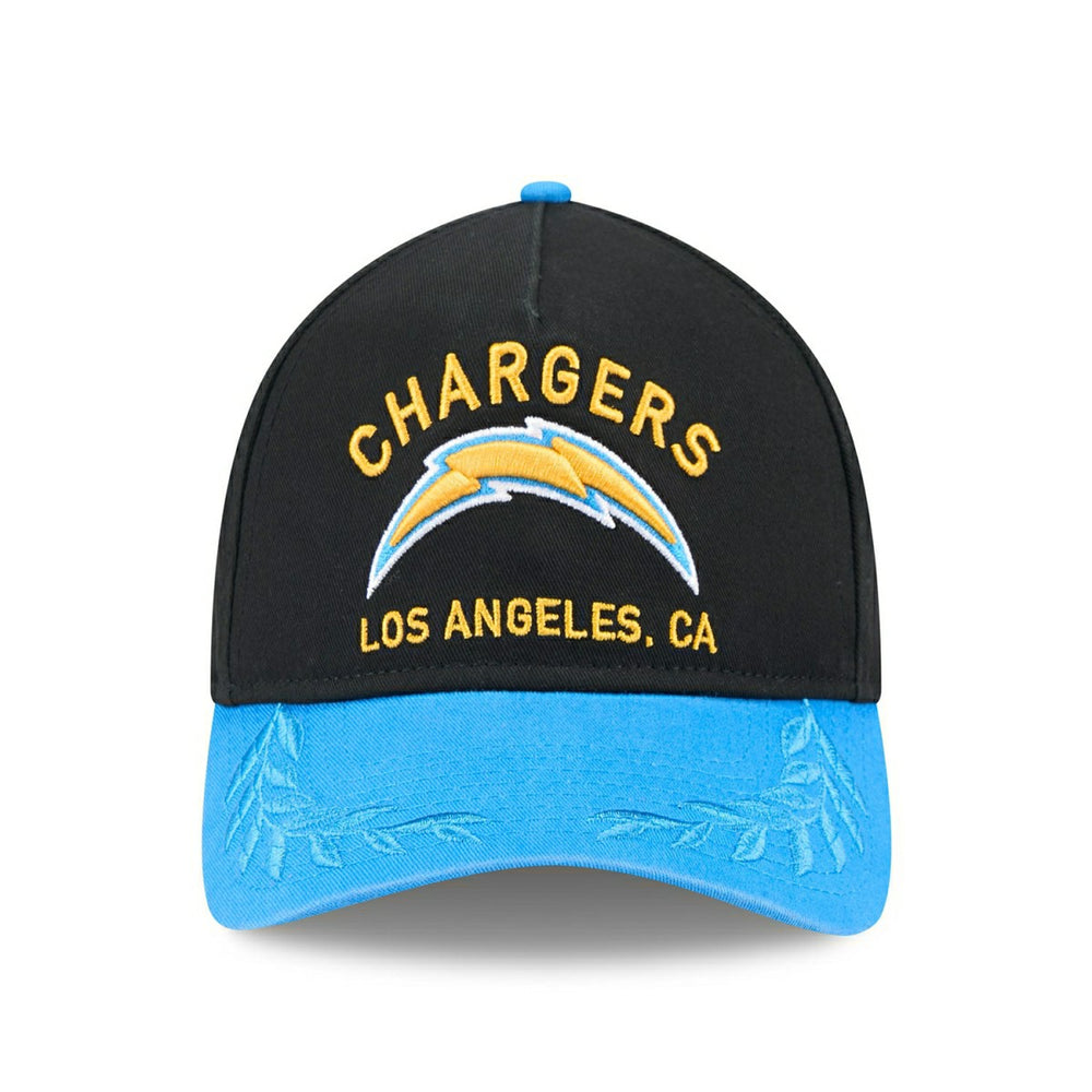 Los Angeles Chargers 2025 NFL Draft 9TWENTY A-Frame Adjustable Cap Black - Taass Online