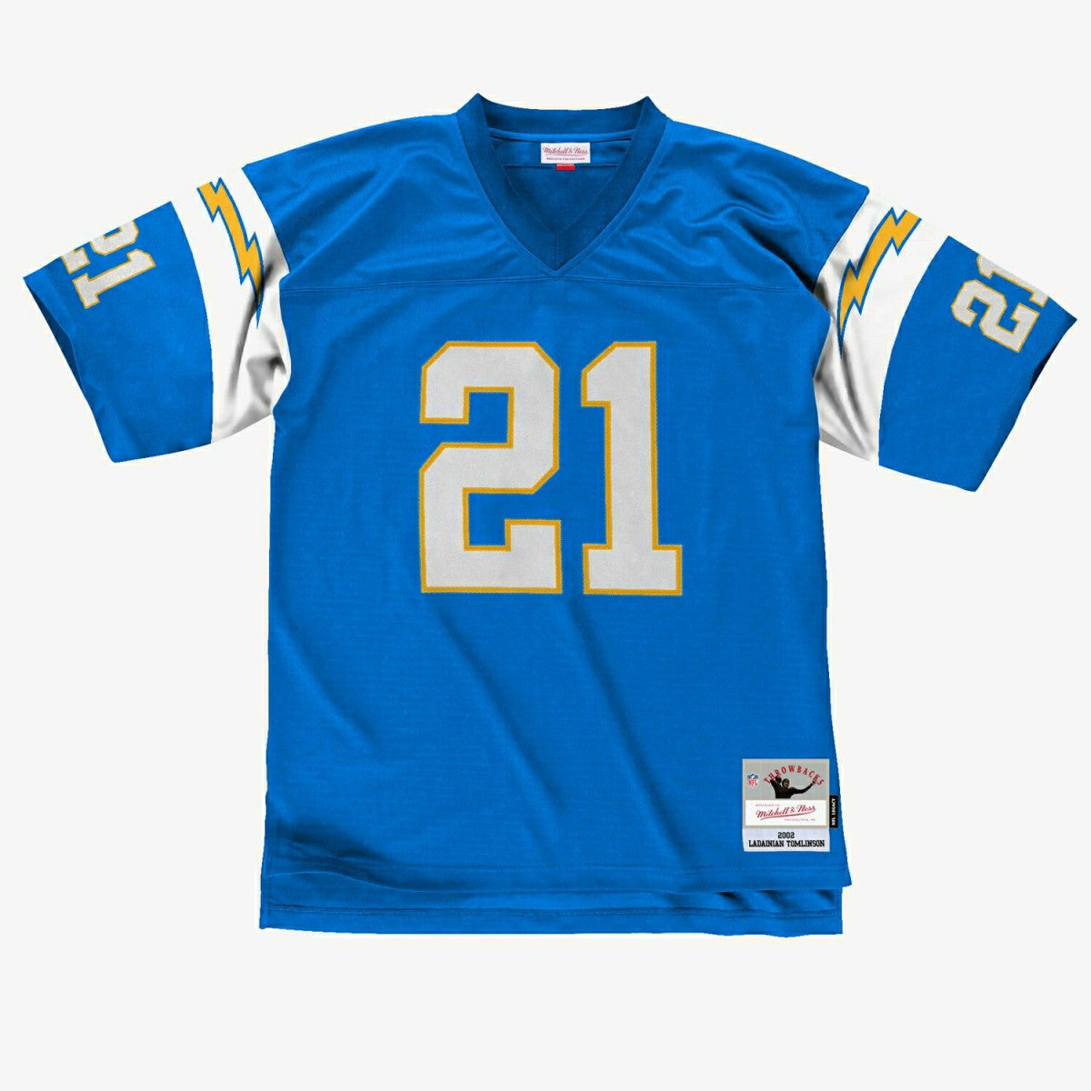 LaDainian Tomlinson #21 San Diego Chargers 2002 Mitchell & Ness Legacy NFL Jersey Blue - Taass for sale