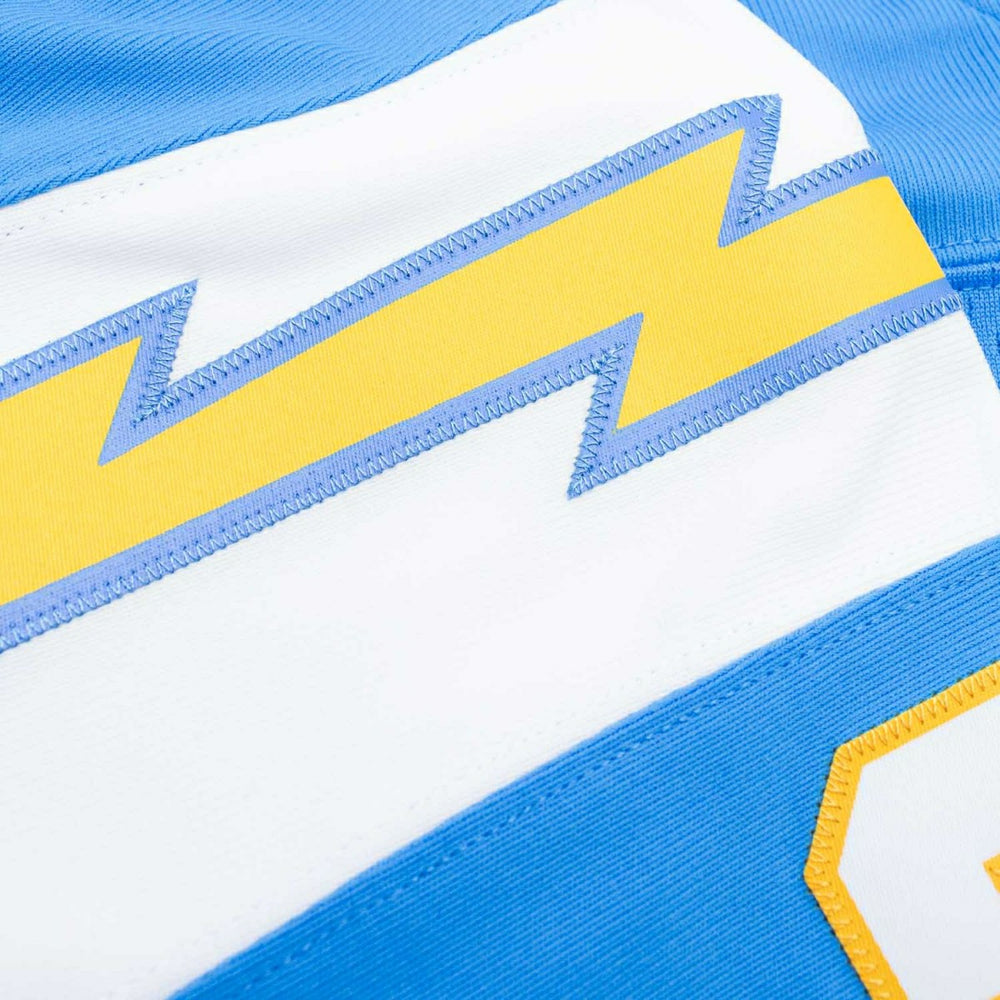 LaDainian Tomlinson #21 San Diego Chargers 2002 Mitchell & Ness Legacy NFL Jersey Blue - Taass for sale