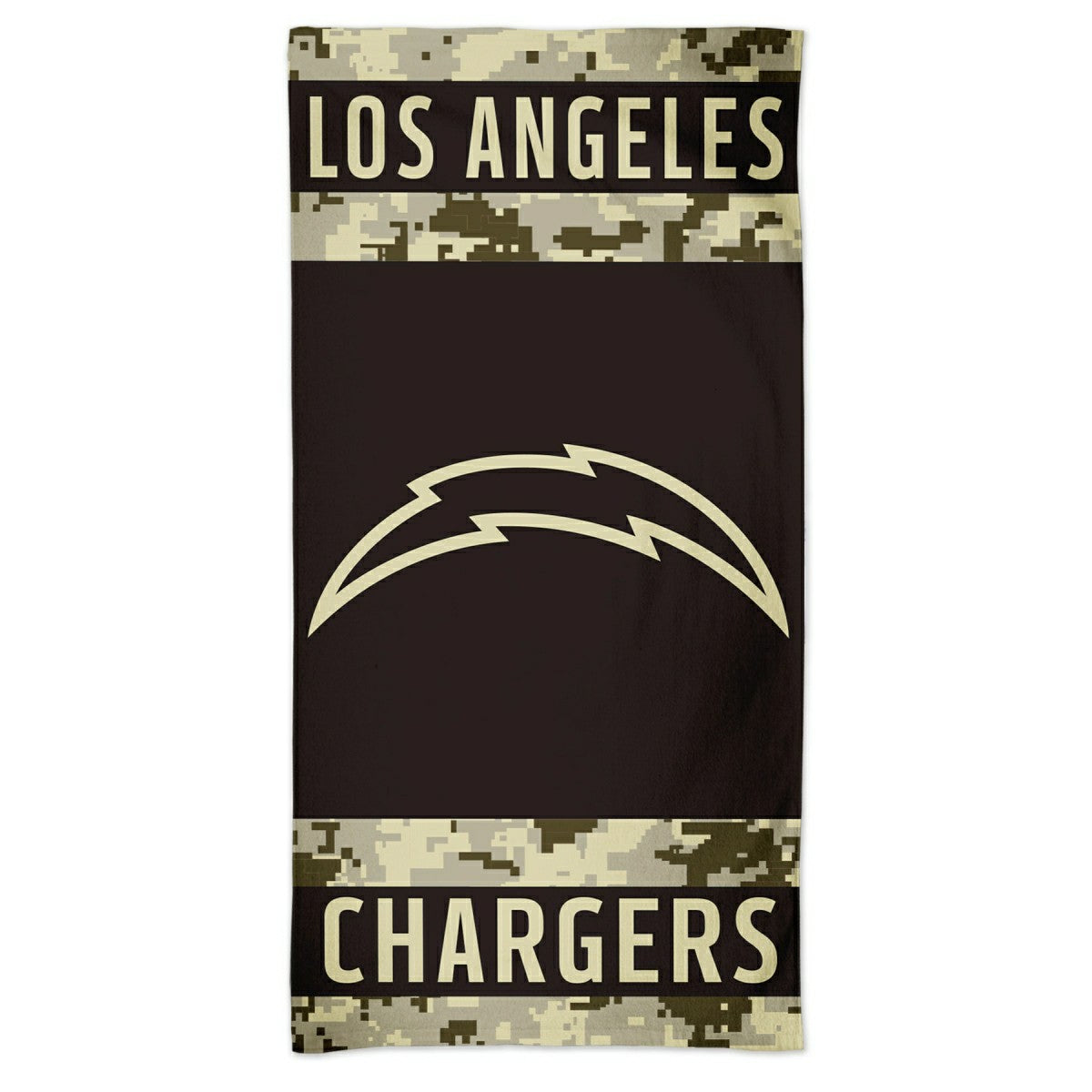 Los Angeles Chargers Camo Spectra NFL Beach Towel - Taass for sale