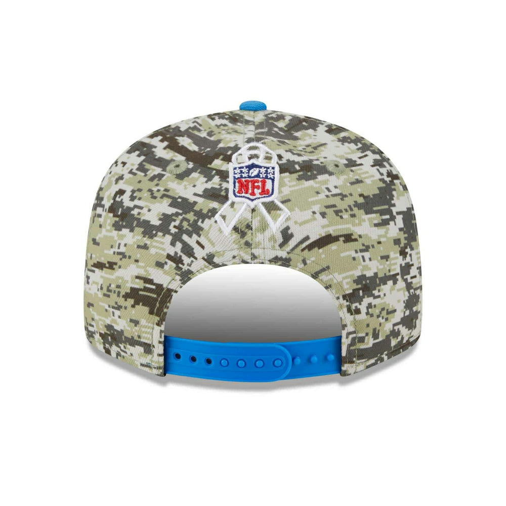Los Angeles Chargers Camo 2023 NFL Salute to Service New Era 9FIFTY Snapback Cap - Taass US