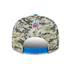 Los Angeles Chargers Camo 2023 NFL Salute to Service New Era 9FIFTY Snapback Cap - Taass US