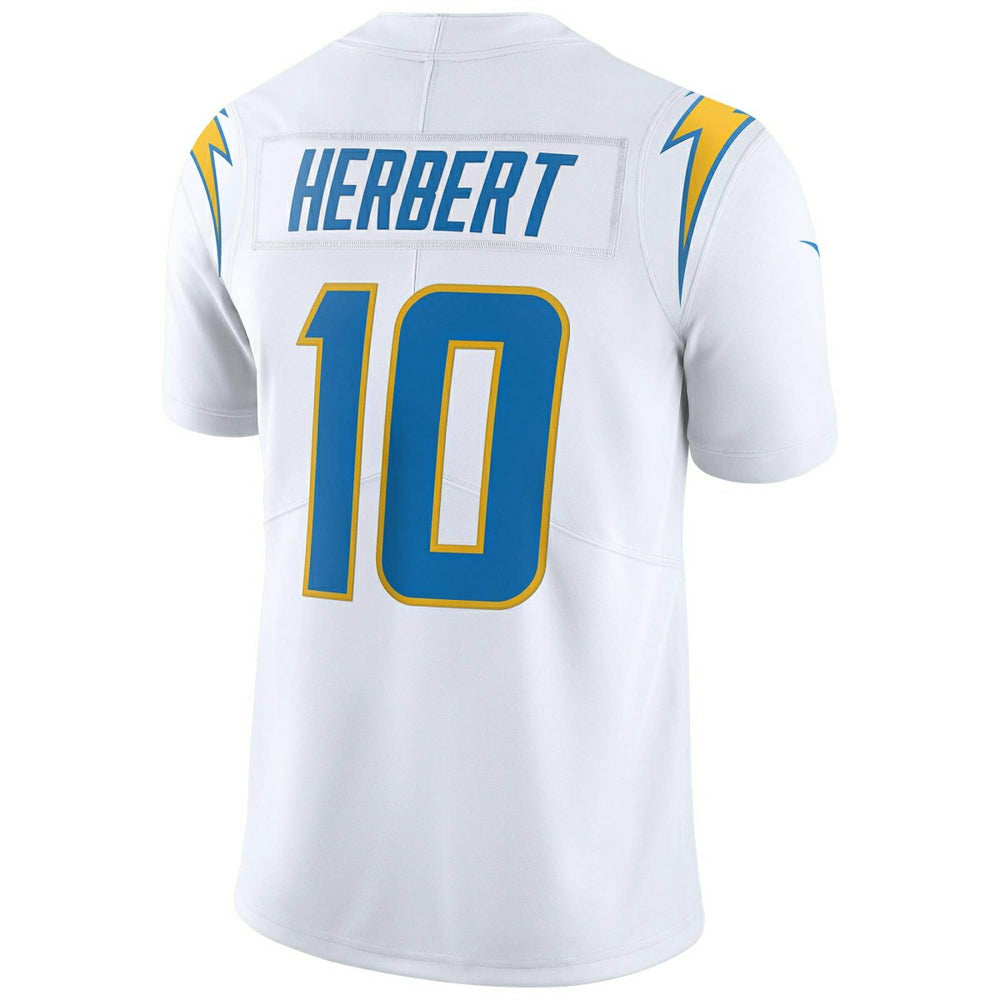 Justin Herbert #10 Los Angeles Chargers Nike Vapor Limited NFL Jersey White - Taass discount