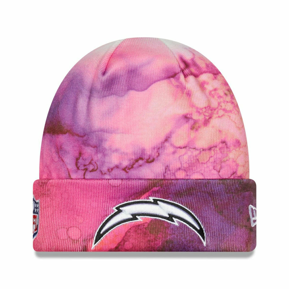 Los Angeles Chargers 2022 NFL On-Field Crucial Catch New Era Knit Hat Ink Dye - Taass outlet