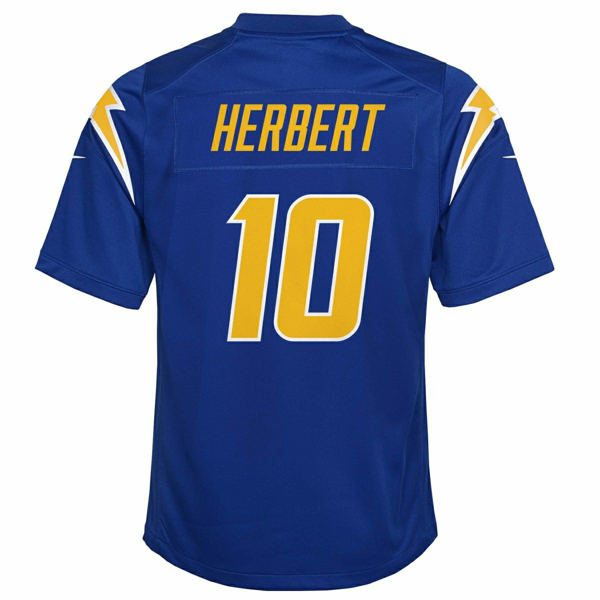 Justin Herbert #10 Los Angeles Chargers Color Rush Football NFL Jersey Blue (YOUTH) - Taass US