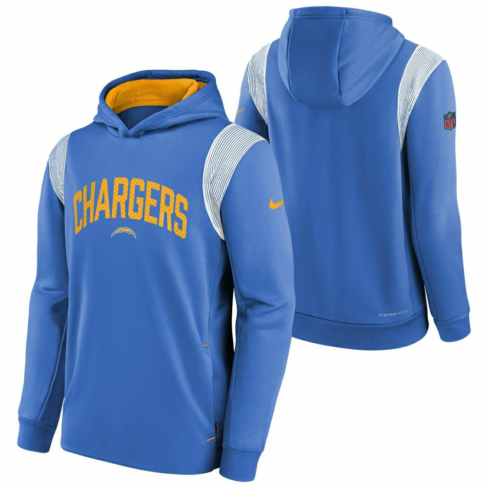 Los Angeles Chargers 2022 NFL On-Field Sideline Therma Hoodie (YOUTH) - Taass on sale