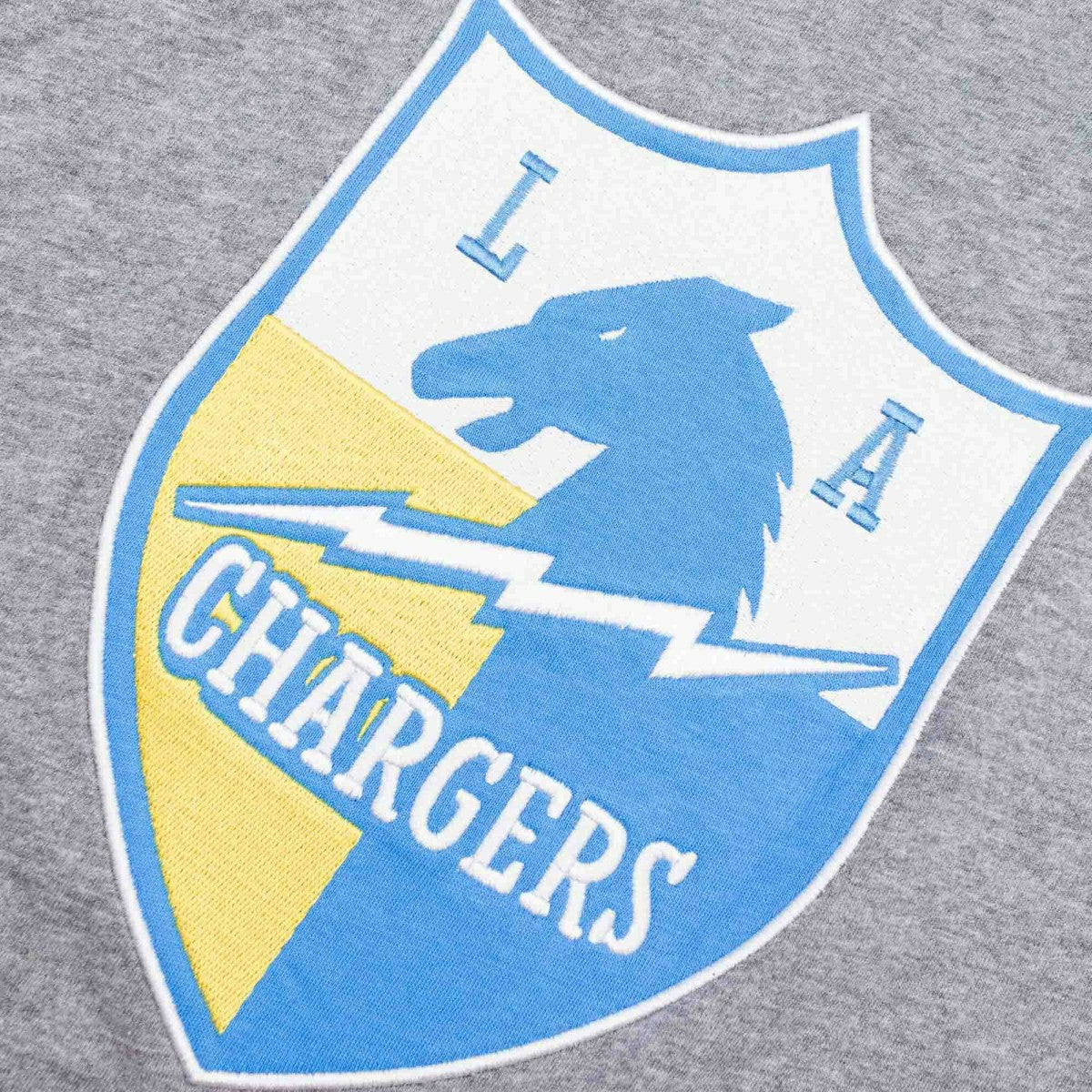 Los Angeles Chargers Mitchell & Ness Color Blocked NFL Throwback T-Shirt - Taass discount