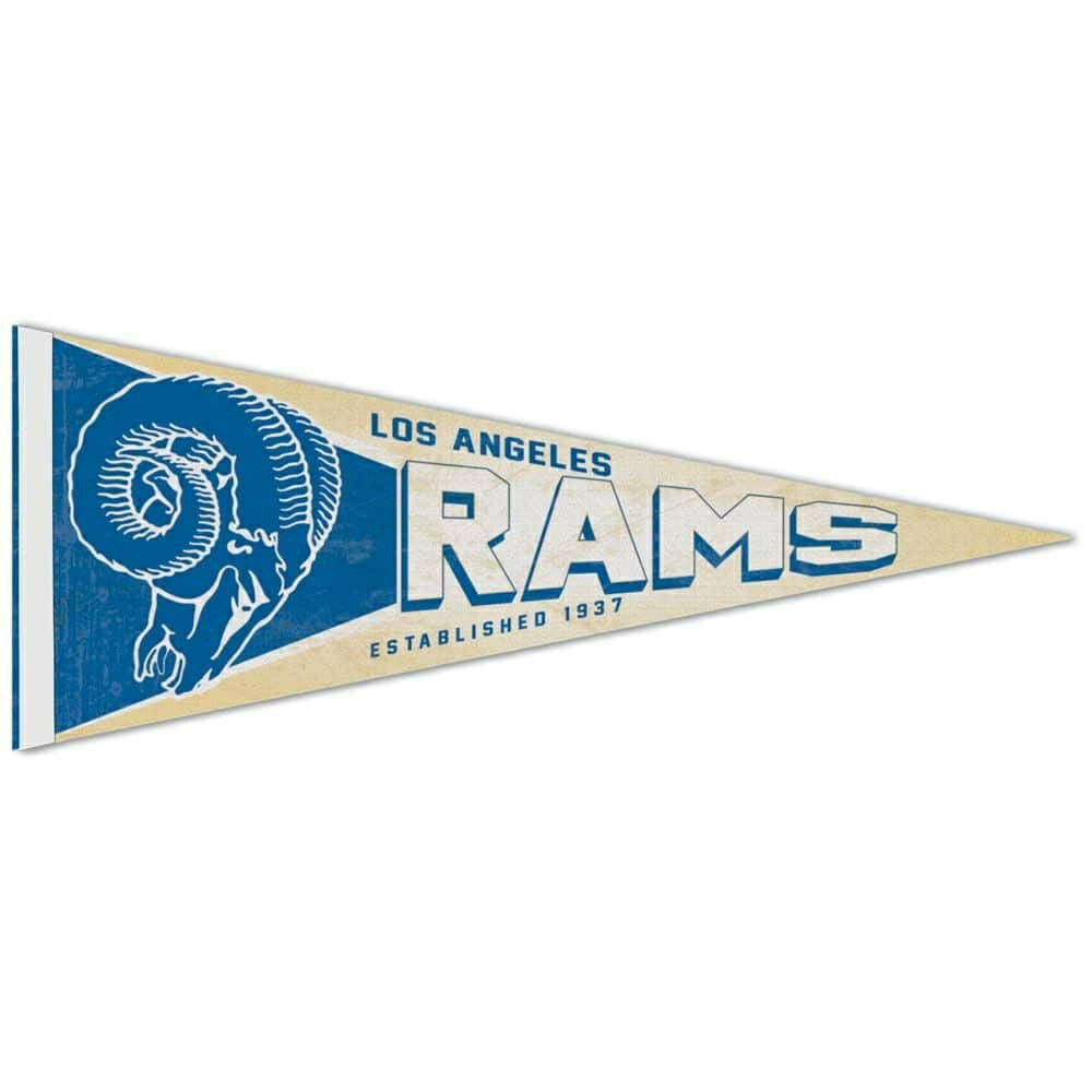 Los Angeles Rams Premium Throwback NFL Pennant - Taass US