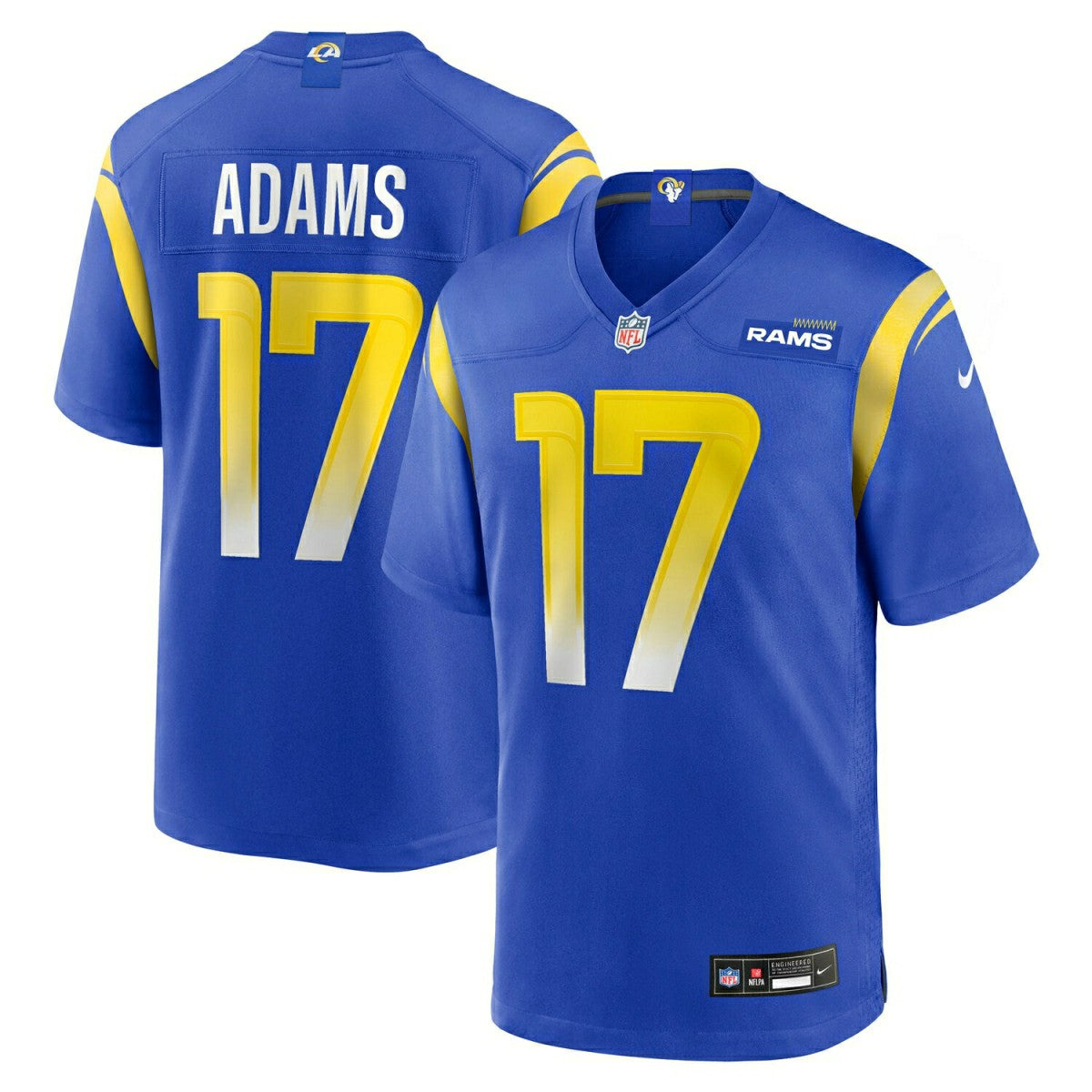 Davante Adams #17 Los Angeles Rams Nike Game NFL Jersey Blue - Taass outlet