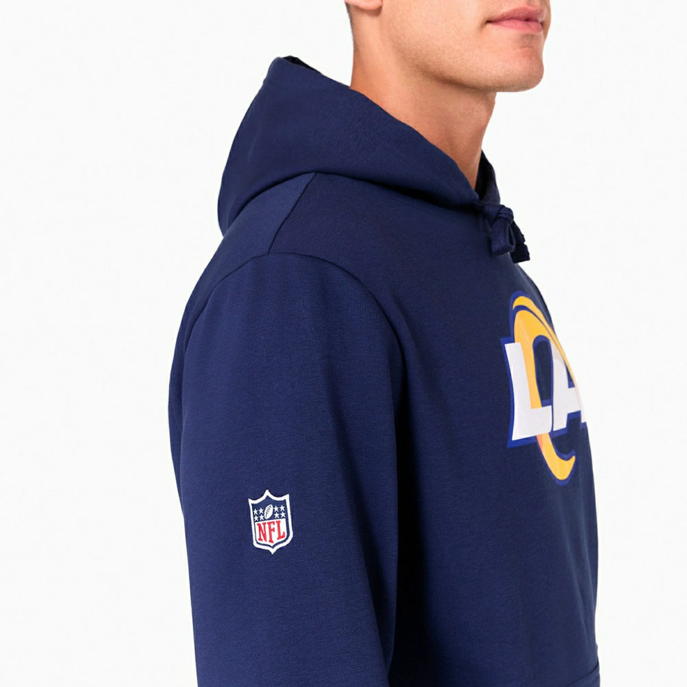 Los Angeles Rams Logo Hoodie New Era NFL Sweatshirt - Taass on sale