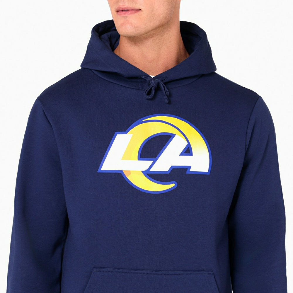 Los Angeles Rams Logo Hoodie New Era NFL Sweatshirt - Taass on sale
