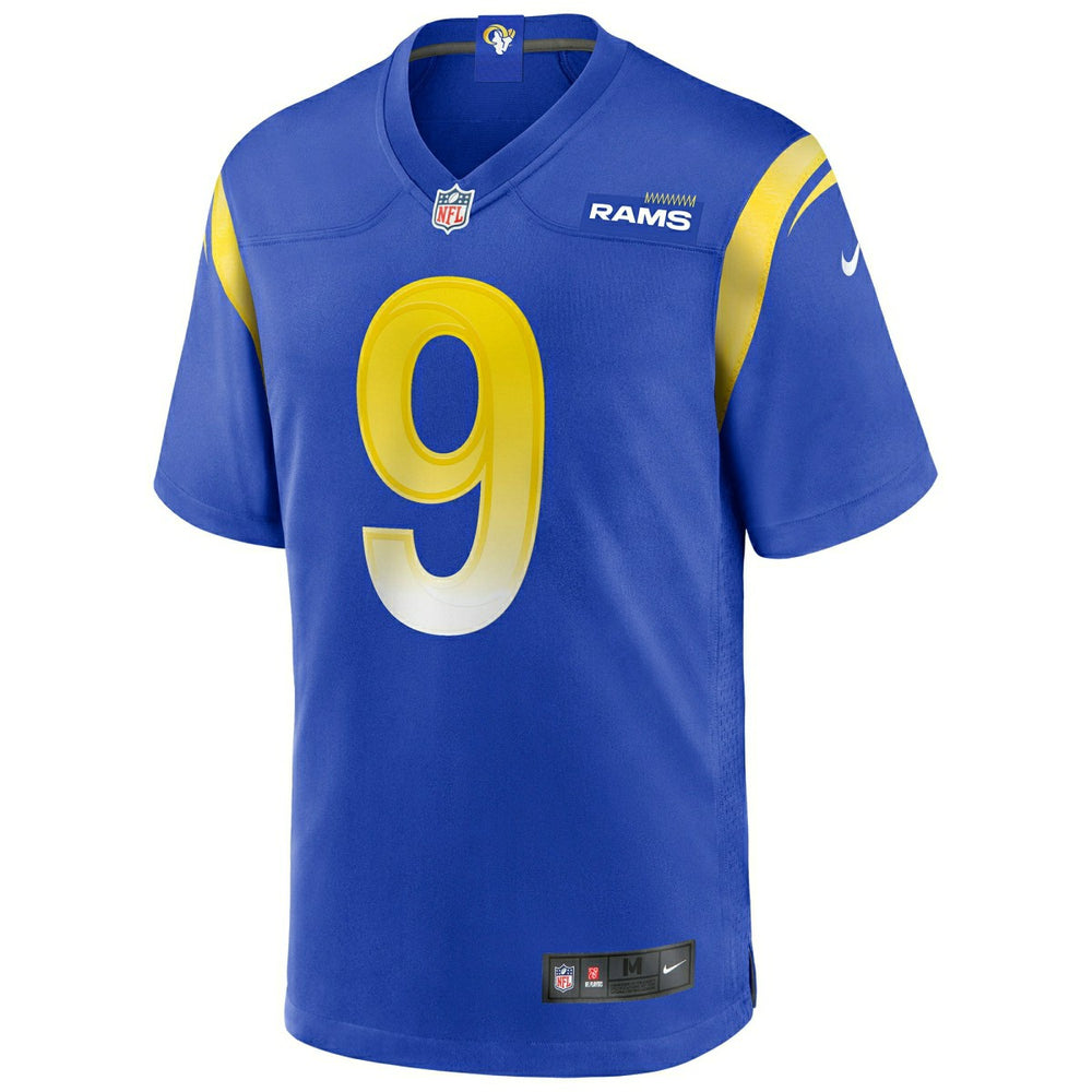 Matthew Stafford #9 Los Angeles Rams Nike Game NFL Football Jersey Blue - Taass Online