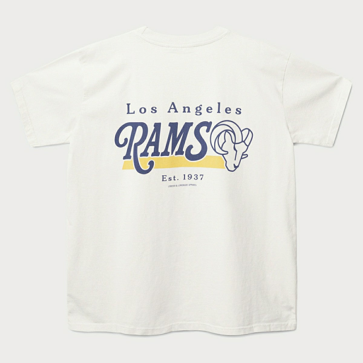 Los Angeles Rams L&L '89 Classics NFL T-Shirt Light Gray - Taass discount