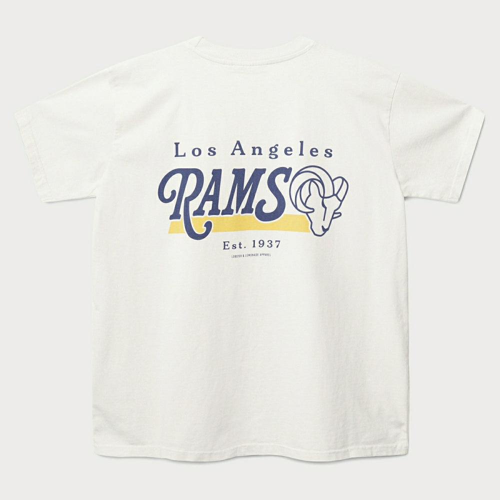 Los Angeles Rams L&L '89 Classics NFL T-Shirt Light Gray - Taass discount